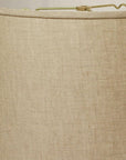 Beige Linen Drum Lamp Shade