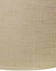 Light Yellow Linen Drum Lamp Shade