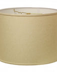 Beige Linen Drum Lamp Shade