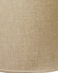 16" Dark Wheat Throwback Drum Linen Lampshade
