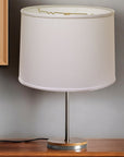 White No Slub Innsbruck Drum Lamp Shade