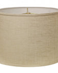 Light Yellow Linen Drum Lamp Shade