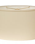 Ivory No Slub Innsbruck Oval Lamp Shade