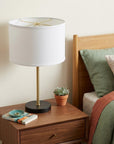 White No Slub Innsbruck Oval Lamp Shade
