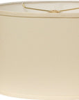 Ivory No Slub Innsbruck Oval Lamp Shade