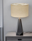 Light Yellow Linen Oval Lamp Shade