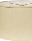 Beige Linen Oval Lamp Shade