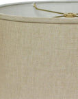 Beige Linen Oval Lamp Shade
