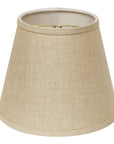 8" Dark Wheat Hardback Empire Linen Lampshade