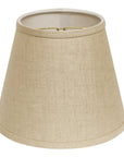 8" Dark Wheat Hardback Empire Linen Lampshade