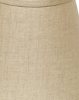 8" Dark Wheat Hardback Empire Linen Lampshade
