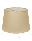 Beige Linen Empire Lamp Shade