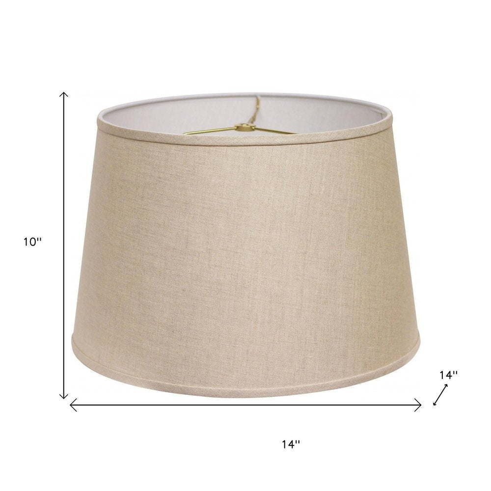 Beige Linen Empire Lamp Shade