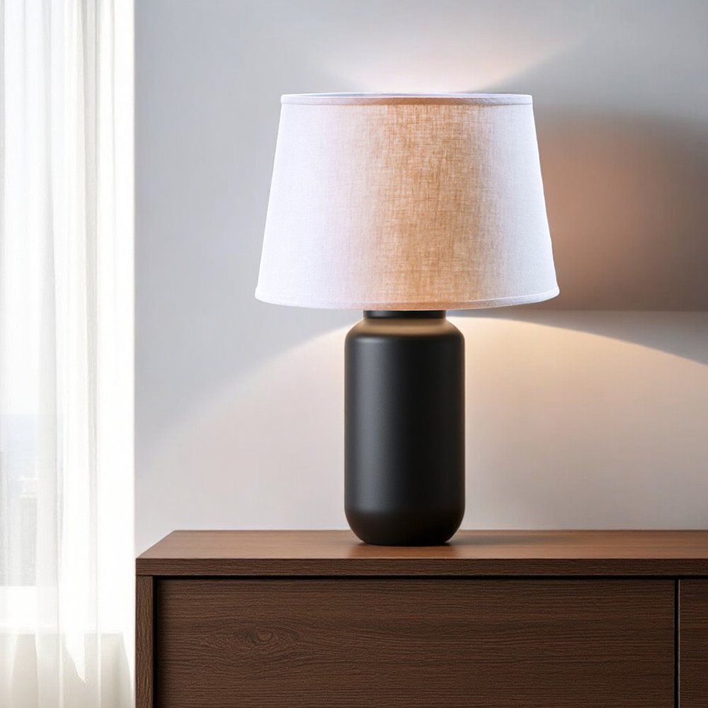 Beige Linen Empire Lamp Shade