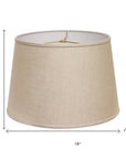 Beige Linen Empire Lamp Shade