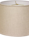 18" Dark Wheat Rounded Empire Slanted Linen Lampshape