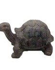 11" Dark Brown Tortoise Indoor Outdoor Statue