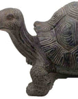11" Dark Brown Tortoise Indoor Outdoor Statue