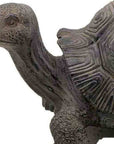 11" Dark Brown Tortoise Indoor Outdoor Statue