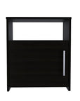 23" Black Wood Nightstand