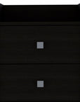 22" Wood Two Drawer Nightstand
