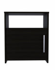 23" Black Wood Nightstand