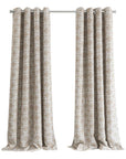 84” Sand Interlock Pattern Window Curtain Panel