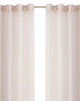 Set of Two 84"  Blush Solid Modern Window Panels