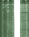 Set of Two 84"  Sage Solid Modern Window Panels