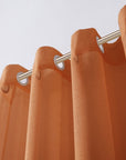 Set of Two 84"  Rust Solid Modern Window Panels