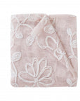Set of Two 84"  Blush Floral Embroidered Window Panels