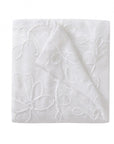 Set of Two 96" White Floral Embroidered Window Panels