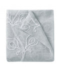 Set of Two 84"  Silver Boho Embroidered Window Panels