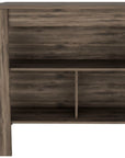 Brown 41" Kitchen Island With Storage