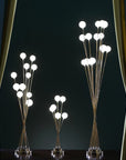 46" Gold 11 LED Novelty Floor Lamp With White
