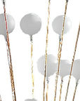 62" Yellow 16 LED Novelty Floor Lamp With White