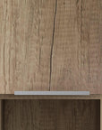 12" Natural Wood Wall Mounted Shaker Style Single Door Medicine Cabinet