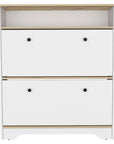 Oak Twelve Pair Shoe Rack