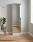 White WoodShoe Storage Cabinet