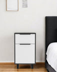 28" Wood One Drawer Nightstand