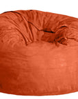 47" Orange Microsuede Classic Bean Bag