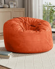 47" Orange Microsuede Classic Bean Bag
