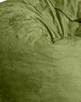 47" Orange Microsuede Classic Bean Bag
