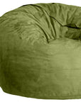 47" Orange Microsuede Classic Bean Bag
