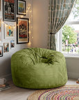 47" Orange Microsuede Classic Bean Bag