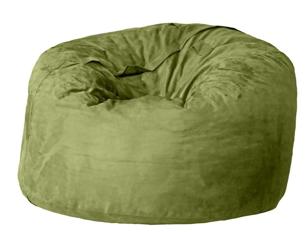 47" Orange Microsuede Classic Bean Bag