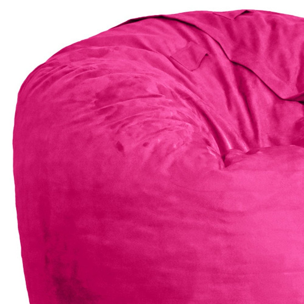 47" Orange Microsuede Classic Bean Bag
