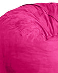 47" Orange Microsuede Classic Bean Bag