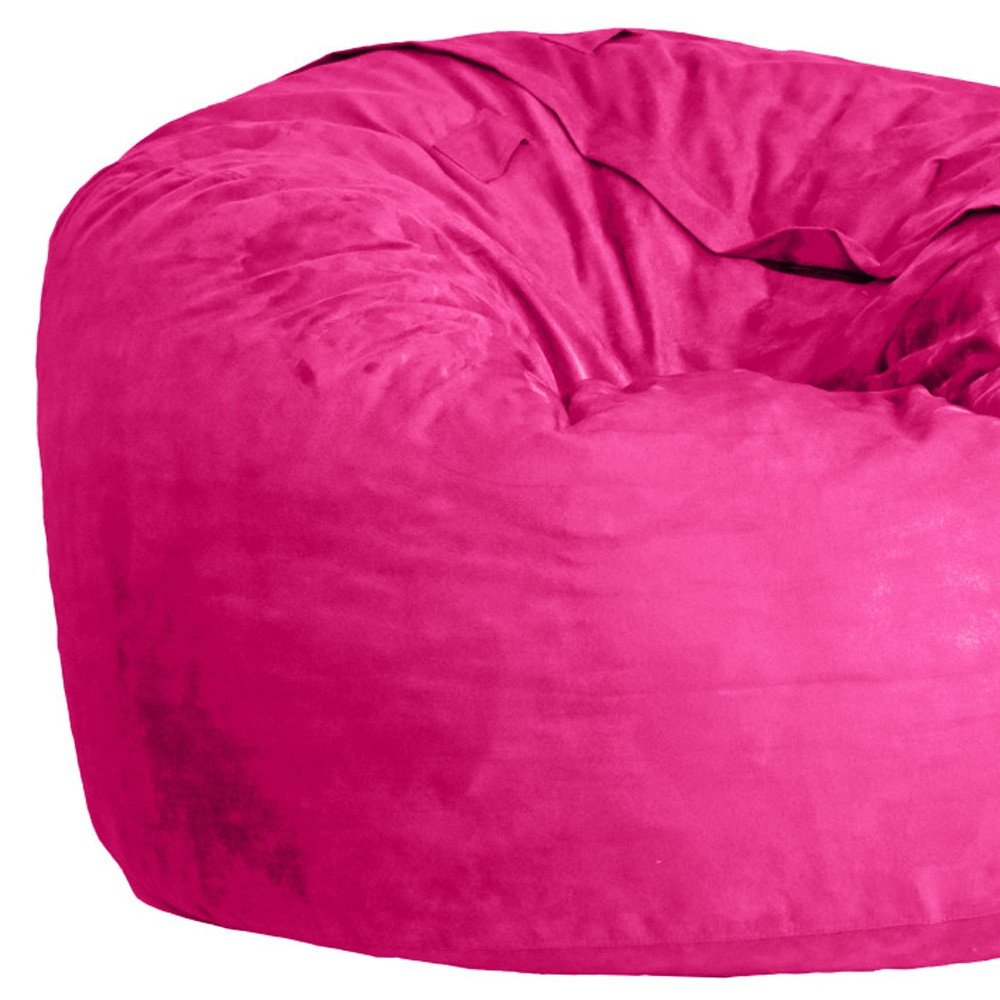 47" Orange Microsuede Classic Bean Bag