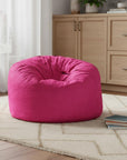 47" Orange Microsuede Classic Bean Bag